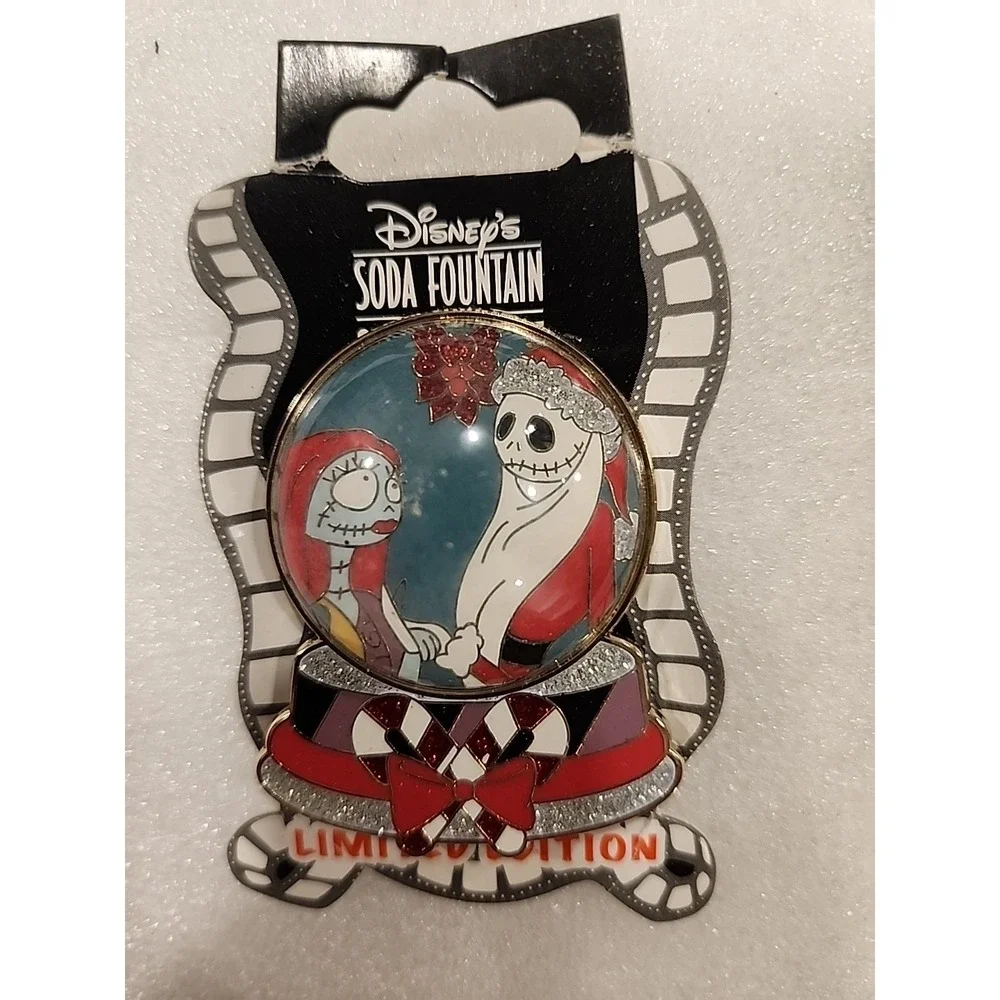 Disney Pin Nightmare Before‎ Christmas Sally Jack Snowglobe  DSF LE 300 93582
